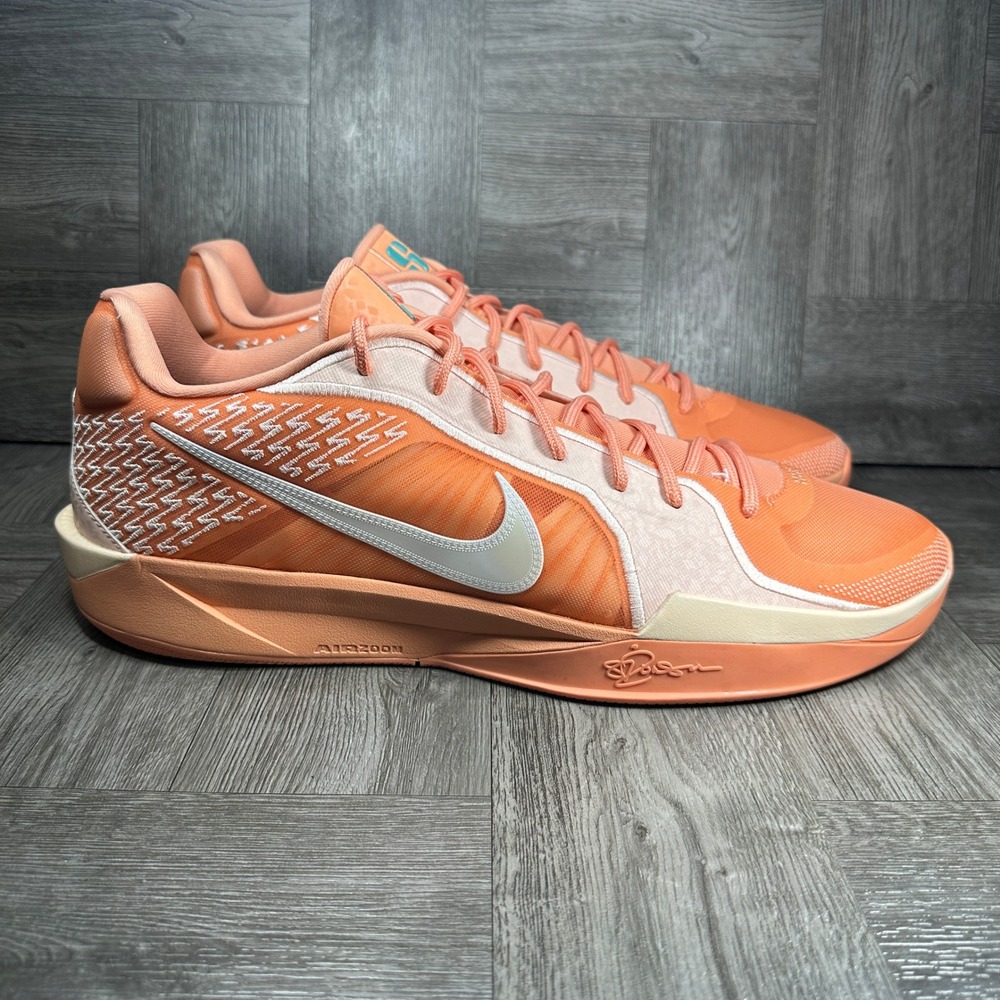 Nike Sabrina 2 Basketball Mens 17 Orange Peach Performance NEW FQ2174-801